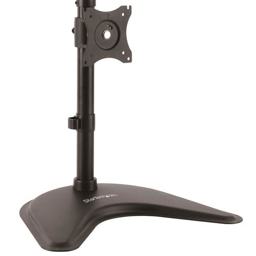 StarTech.com Soporte Vertical de Acero de Servicio Pesado para dos Monitores - Base Ajustable VESA para Pantallas de has