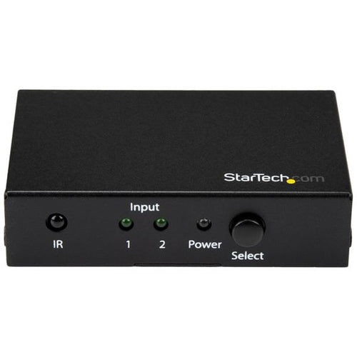 StarTech.com VS221HD20 Conmutadores de vídeo HDMI 2.0 Negro