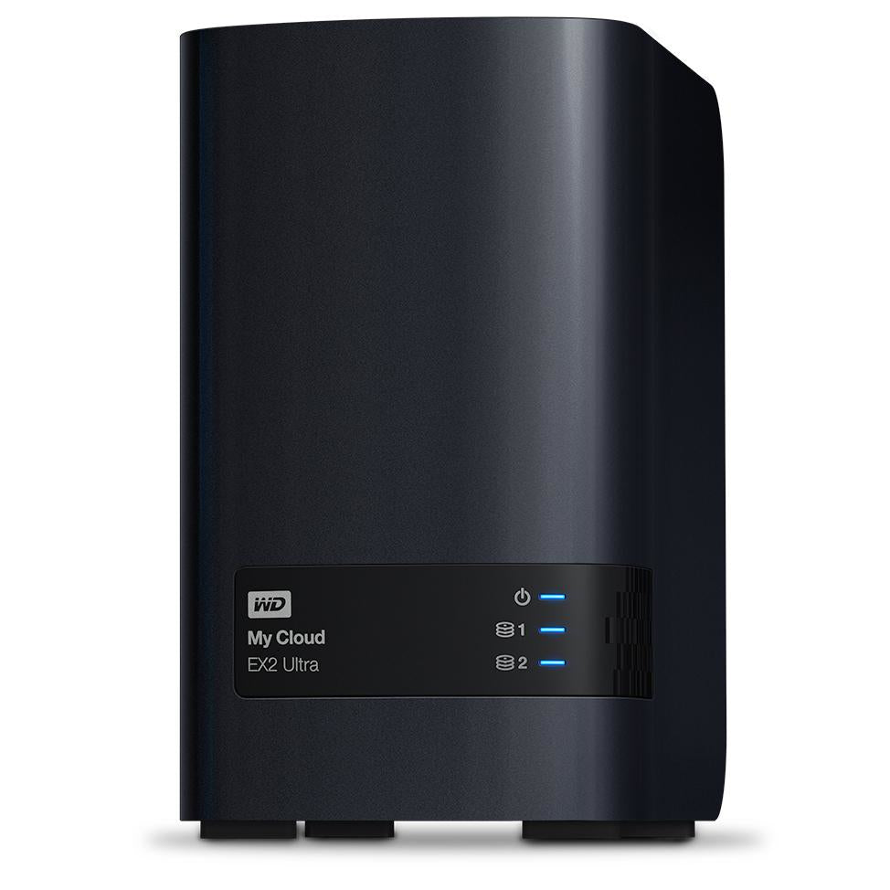 Western Digital My Cloud EX2 Ultra NAS Marvell Armada 385 Armada 385 1 GB DDR3 20 TB Unidad de disco duro Negro