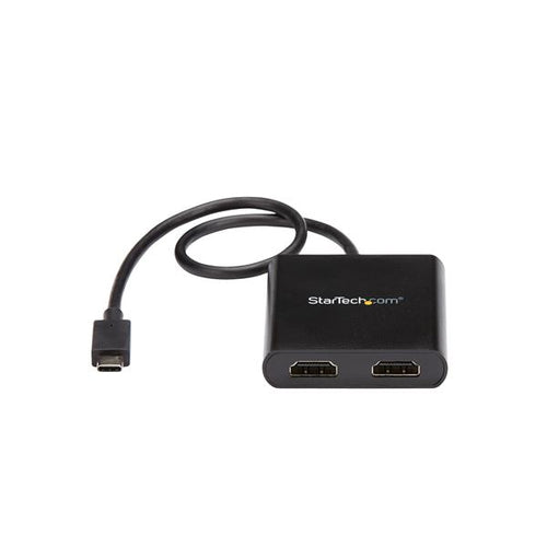 StarTech.com Adaptador USB a HDMI Doble - Hub MST USB Tipo C - Divisor Multiplicador HDMI Doble 4K 30Hz - HDR - con Cabl