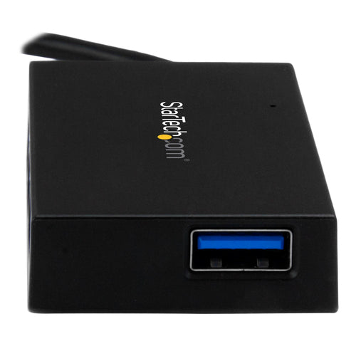 StarTech.com Hub USB C de 4 Puertos - Ladrón USB Tipo-C con 4 Puertos USB-A (USB 3.0 SuperSpeed 5Gbps) Bus USB o Autoali