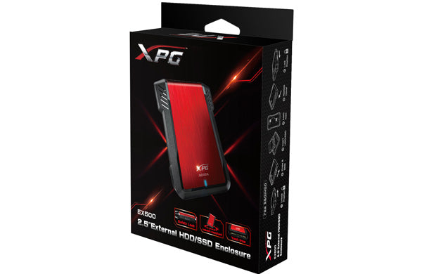 ADATA EX500 cajas para discos duros externos 1 2.5 cm (2.5") Serial ATA III 7,9.5 mm