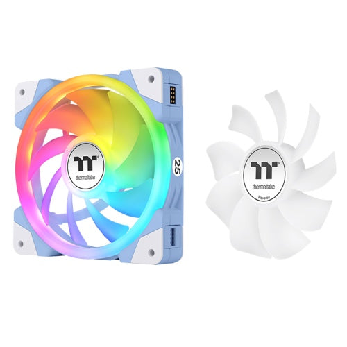 Thermaltake SWAFAN EX12 ARGB Gabinete de la computadora Enfriador de aire 12 cm Blanco 3 pieza(s), 500 RPM, 2000 RPM