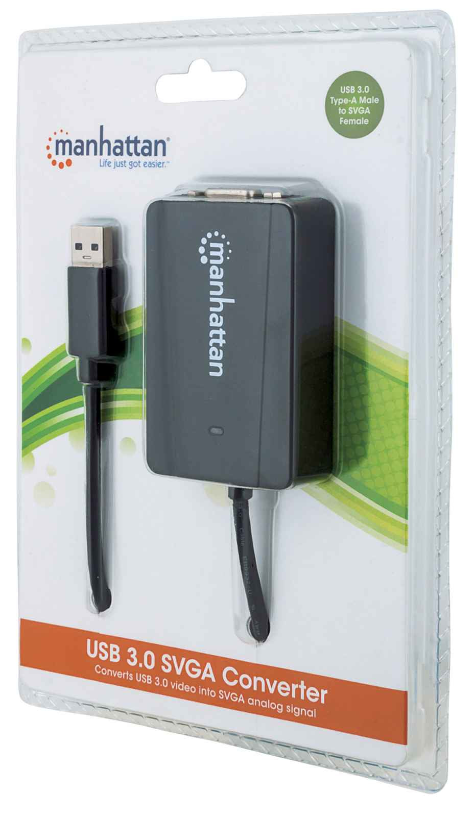 Manhattan 152303 adaptadores gráficos usb USB tipo A Macho Derecho 3.2 Gen 1 (3.1 Gen 1)
