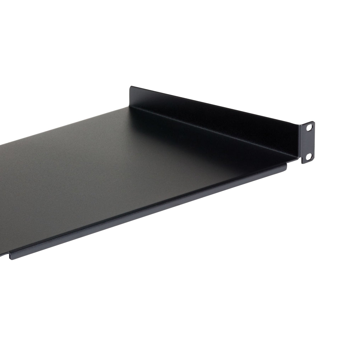 StarTech.com Bandeja Estante de 1U para Armario Rack de Servidores - de 10 Pulgadas (254mm) de Profundidad - en Acero de Servicio Pesado - con Capacidad de Carga de 20kg - Negro Rack Cajón metálico para rack Negro Acero 20 kg