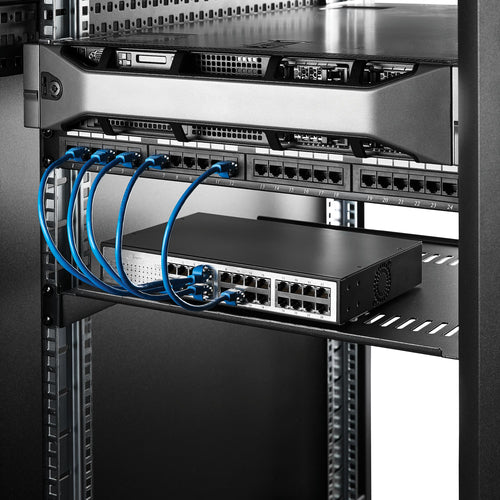 StarTech.com Bandeja Estante Ventilado de 1U para Armario Rack de Servidores de 19 Pulgadas - de 16 Pulgadas de Profundi