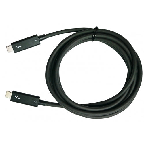 QNAP CAB-TBT320M-40G-LINTES cable Thunderbolt 2 m 40 Gbit/s Negro, Masculino, Masculino