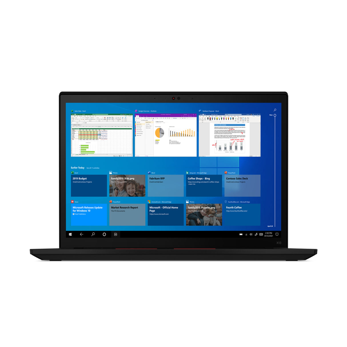 Lenovo ThinkPad X13 Laptop Villi Black Portátil Negro Concha