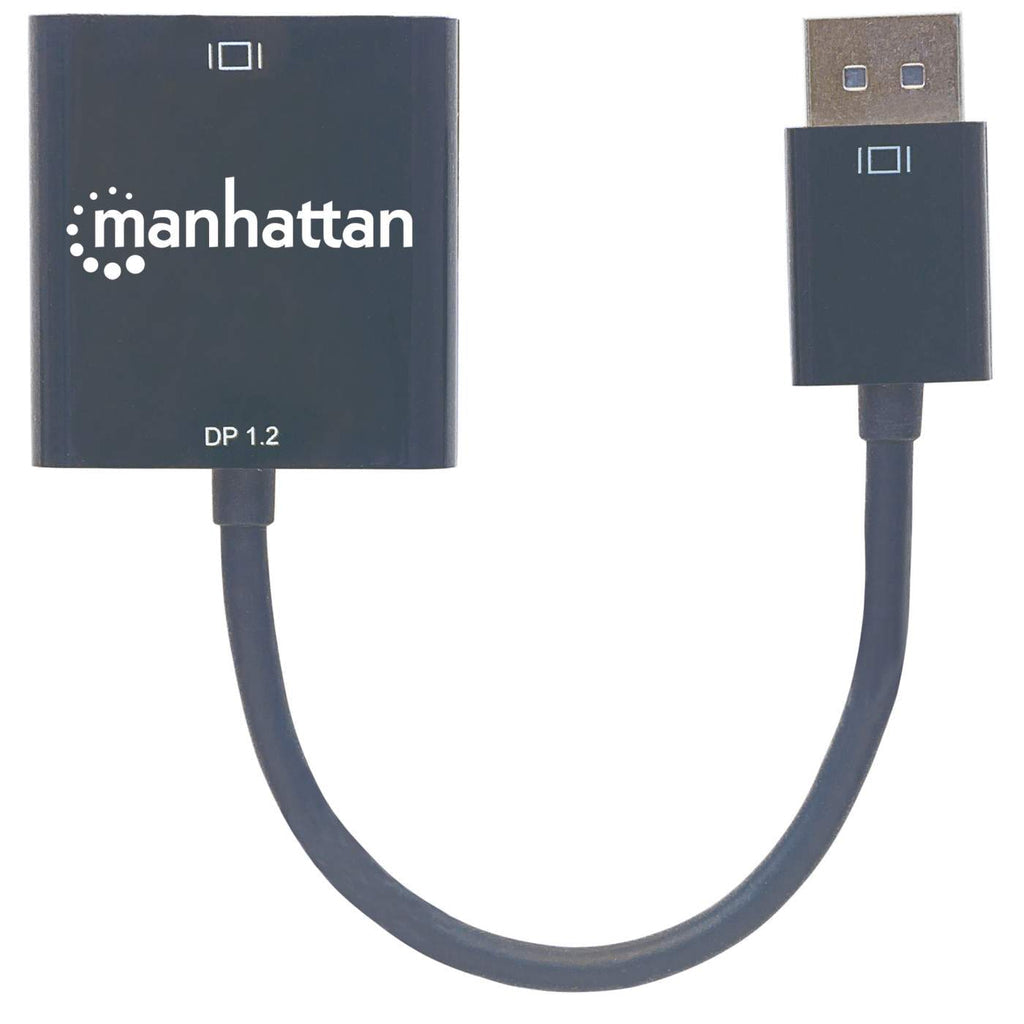 Manhattan Adaptador DisplayPort 1.2a a DVI-D Cable Derecho Derecho Oro 0,23 m