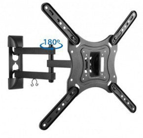 Ovaltech OVTV-M2355 soporte para TV 139.7 cm (55") Negro, Acrilonitrilo butadieno estireno (ABS)