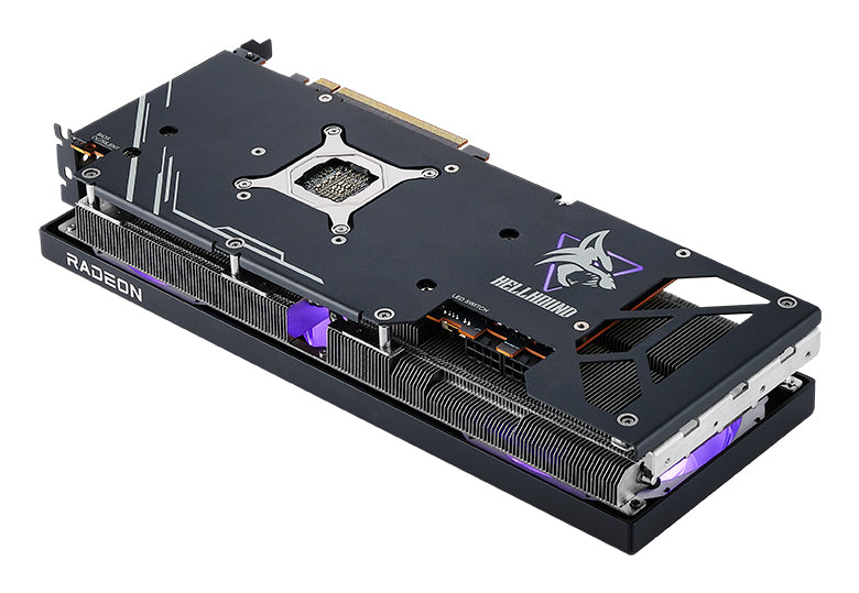 Tarjeta de Video AMD PowerColor Hellhound Radeon RX7800XT 16GB OC Triple Fan RGB GDDR6 PCIe 4.0 256-bit 1xHDMI 3xDP