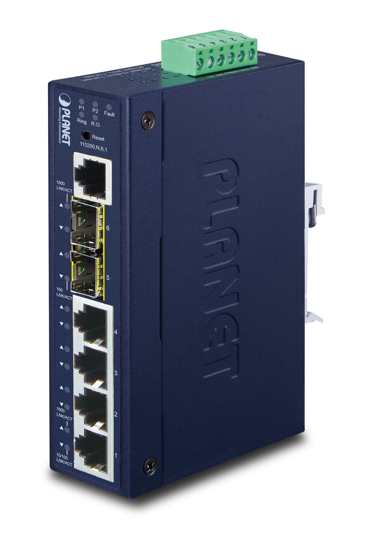 PLANET IGS-5225-4T2S switch Gestionado L2+ Gigabit Ethernet (10/100/1000) Azul