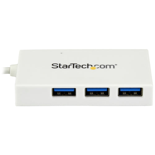StarTech.com Hub USB-C con 1 Puerto USB-C y 3 Puertos USB-A (SuperSpeed de 5Gbps) - Alimentado por USB - Adaptador Hub L