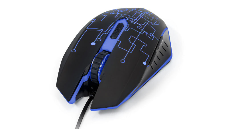 Vorago MO-501 ratón Juego mano derecha USB tipo A Óptico 3200 DPI