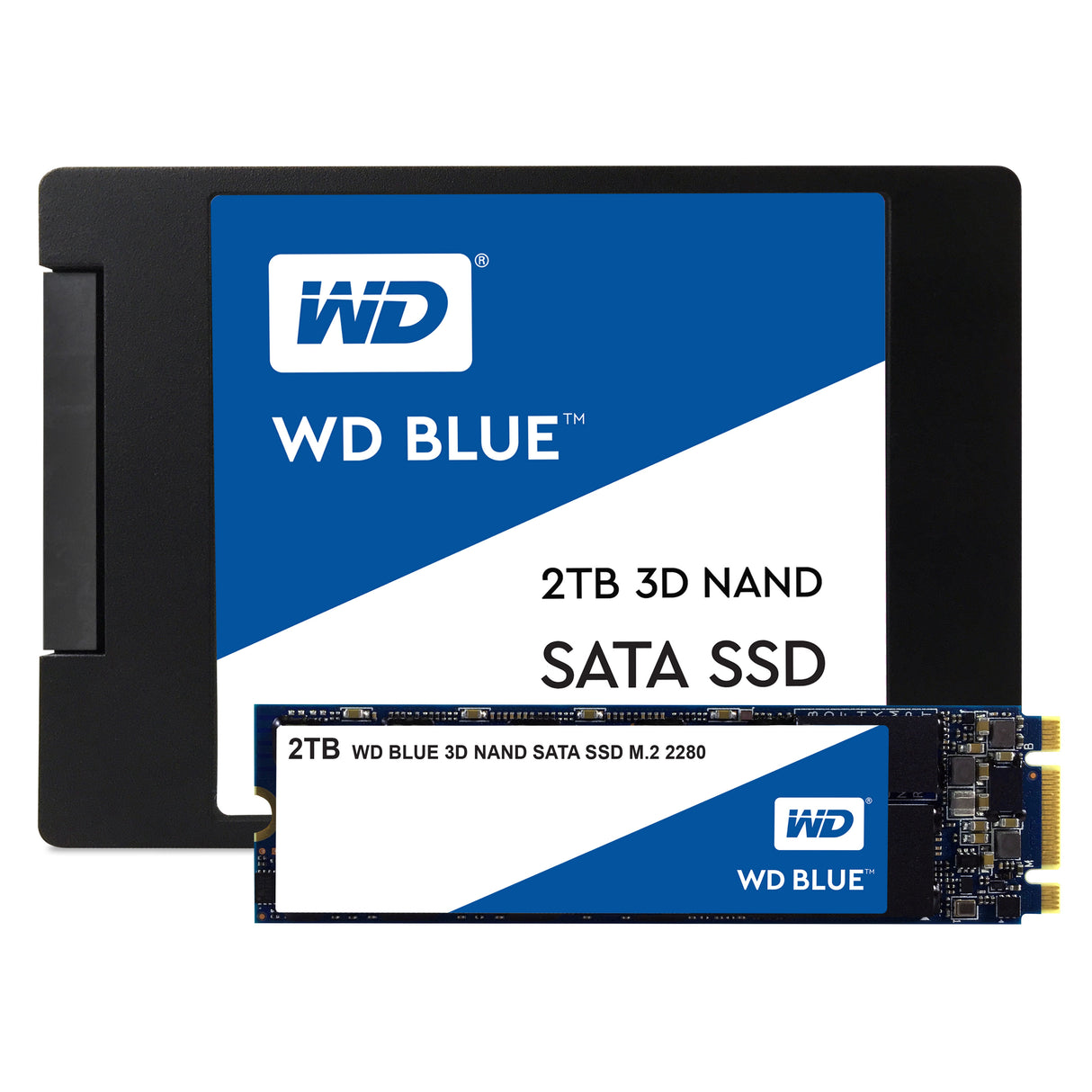 Western Digital Blue 3D 2 TB 2.5" Serial ATA III, 560 MB/s, 6 Gbit/s, WDS200T2B0A