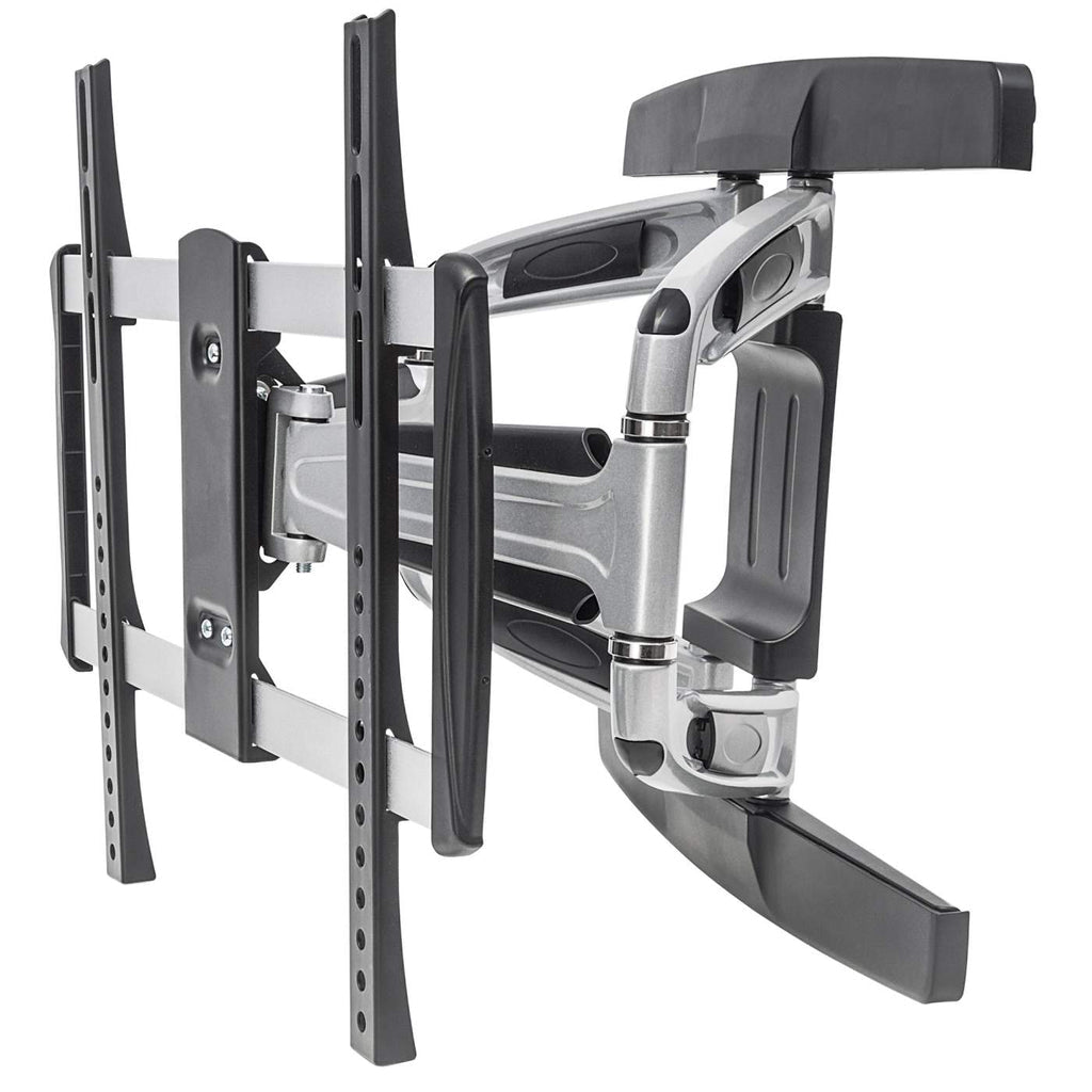 Manhattan Soporte para TV, de pared, de aluminio, movimiento articulado, pantallas curvas o planas de 32" a 55" de máxim