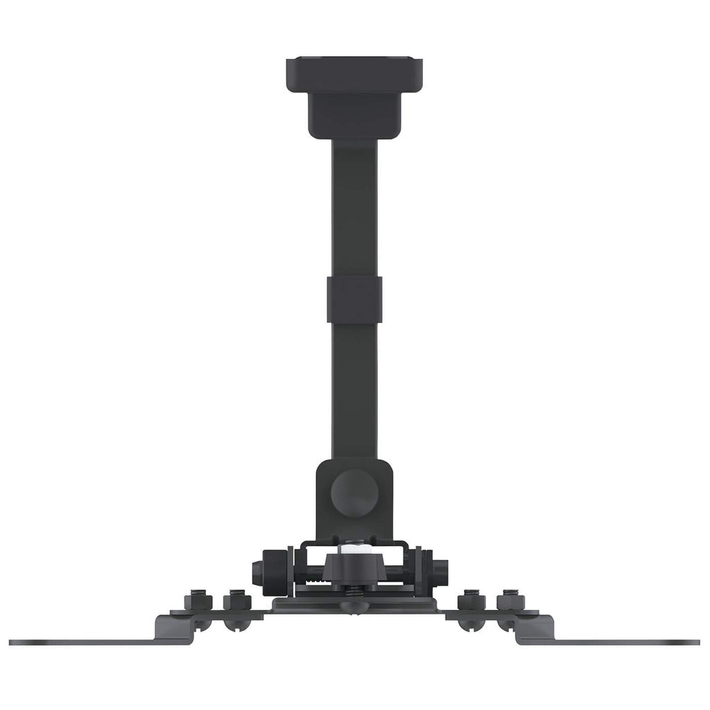 Manhattan Soporte de pared para TV/monitores (Inclinación y Giro 2 pivotes), pantallas 13"–42", Compatibilidad VESA: de 75x75 a 200x200 mm (verifique las dimensiones de los cuatro orificios de montaje traseros), carga máxima 20 kg Monitor Negro
