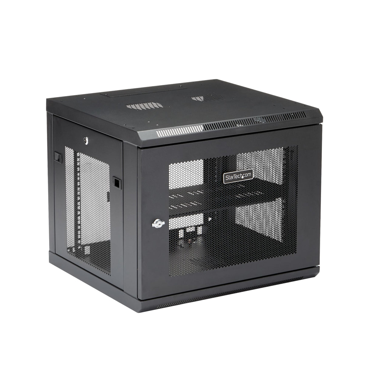 StarTech.com Armario Rack de Pared para Servidores 9U 19"4 Columnas y Estante 1U - Rack de Servidores de Montaje en