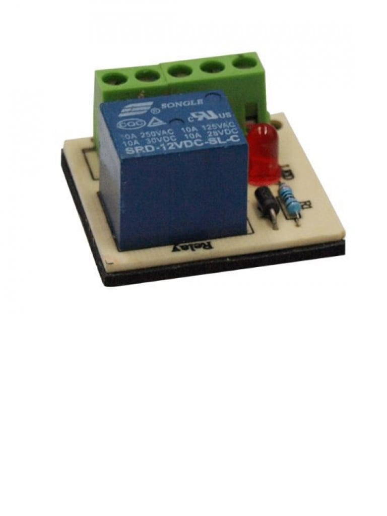 Módulo de relevador externo YLI PCB502, Conexiones NO/NC/COM, 12VDC
