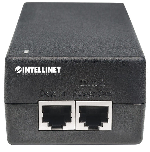 Intellinet Injecteur Ultra PoE+ Gigabit, 1 port 60 W, conforme IEEE 802.3bt et 802.3at/af, boîtier plastique, Alimentati