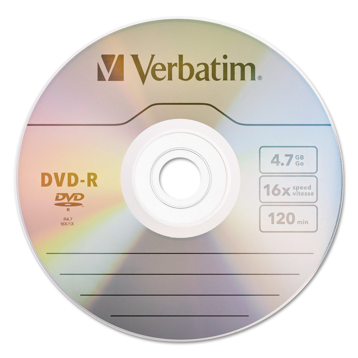 Verbatim DVD-R 4.7GB 16x dvds en blanco 4,7 GB DVD-R 120 mm 10 pieza(s)