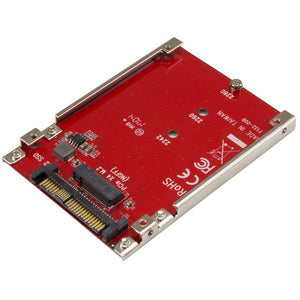 StarTech.com Tarjeta Adaptador PCI Express M.2 a U.2 SFF8639 para SSD NVMe M.2 - Conversor para SSD M.2 - Tarjeta Anfitr