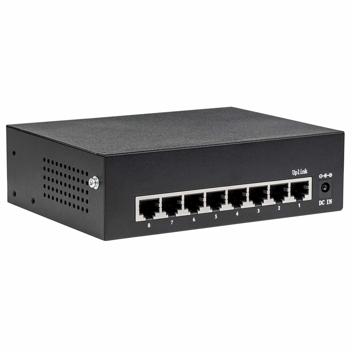 Intellinet Commutateur réseau (switch) Gigabit Ethernet PoE+ 8 ports, compatible IEEE 802.3at/af, budget PoE 60 W, forma