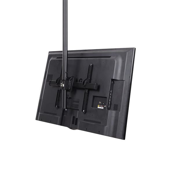 StarTech.com Soporte de Techo para TV - Soporte Universal de Cielo Raso para TV con Mástil Telescópico Largo Ajustable - Soporte VESA para Pantallas de 32" a 75" - Giro e Inclinación Monitor