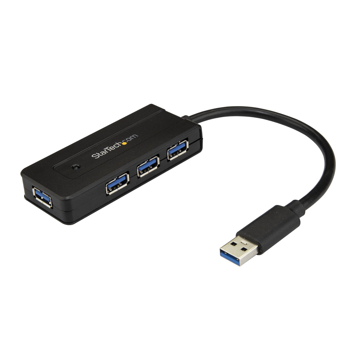 StarTech.com Hub Concentrador Portátil USB 3.0 SuperSpeed de 4 Puertos de 5Gbps con Carga Rápida - Ladrón USB 3.2 Gen 1