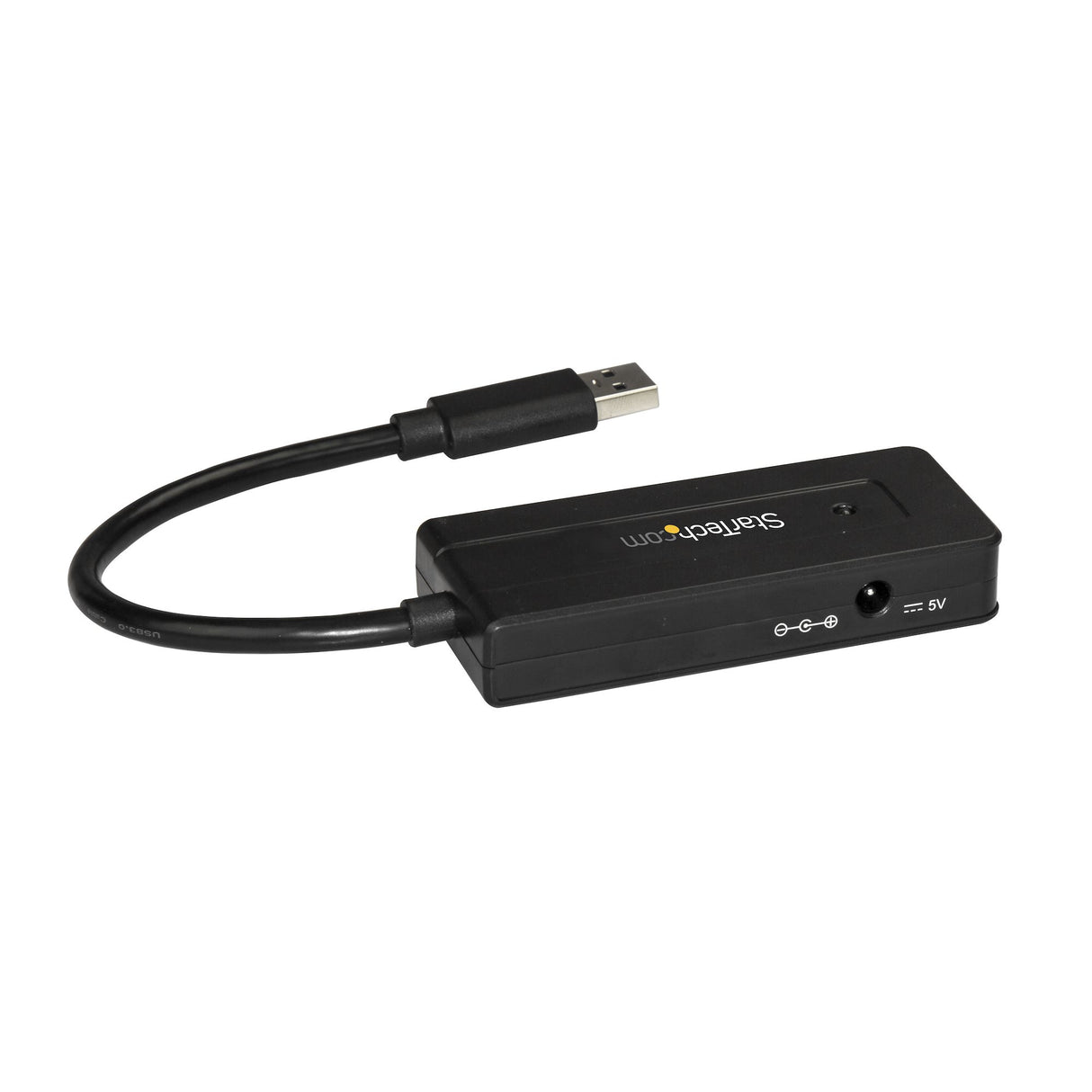 StarTech.com Hub Concentrador Portátil USB 3.0 SuperSpeed de 4 Puertos de 5Gbps con Carga Rápida - Ladrón USB 3.2 Gen 1 Tipo A - Alimentado por el Bus