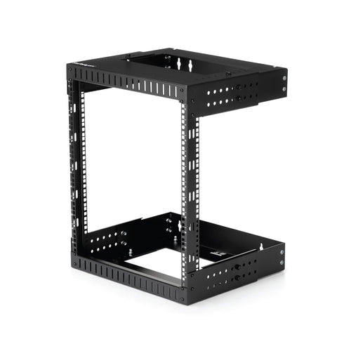 StarTech.com Rack de Servidores Abierto de 12U de Pared - de 19 Pulgadas - de 2 Columnas - de Profundidad Ajustable - pa