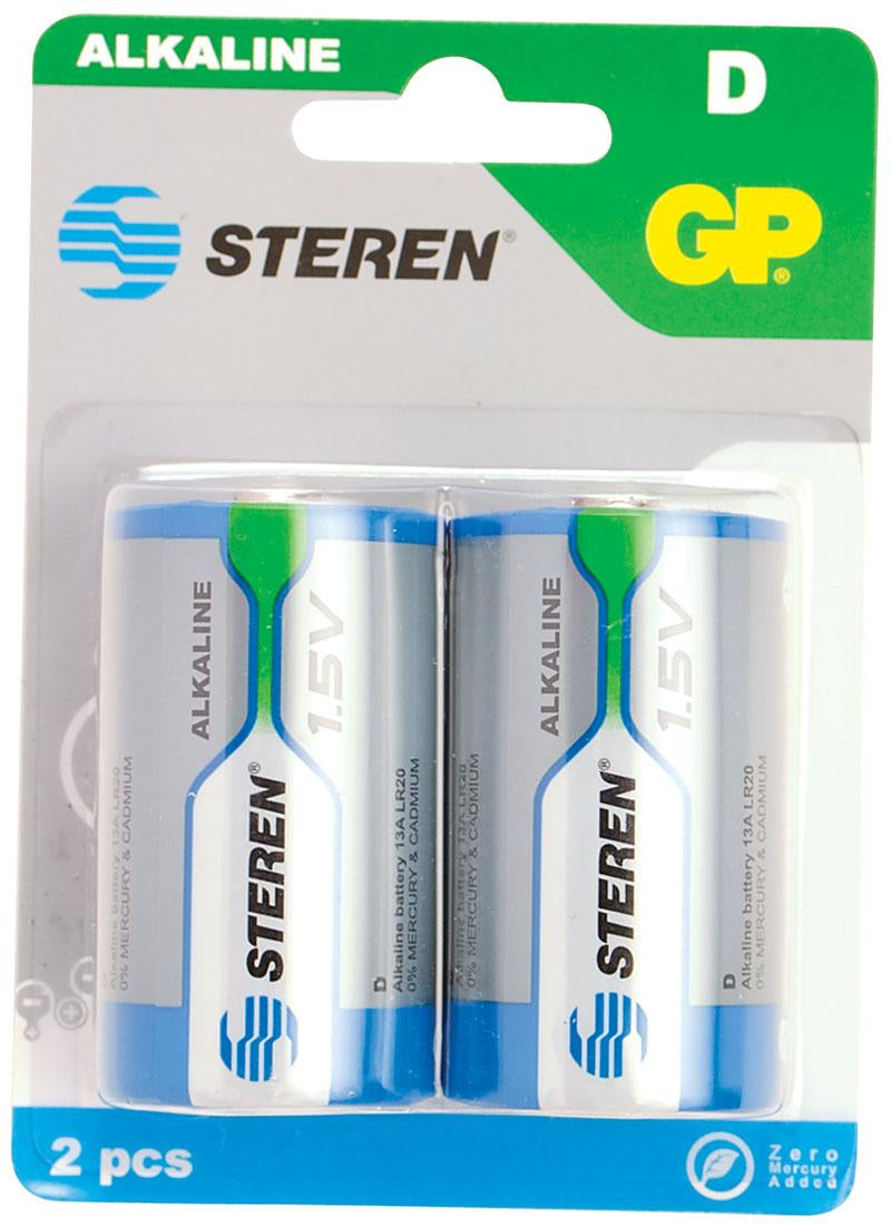 Steren BAT-D2 pila doméstica Batería de un solo uso D Alcalino