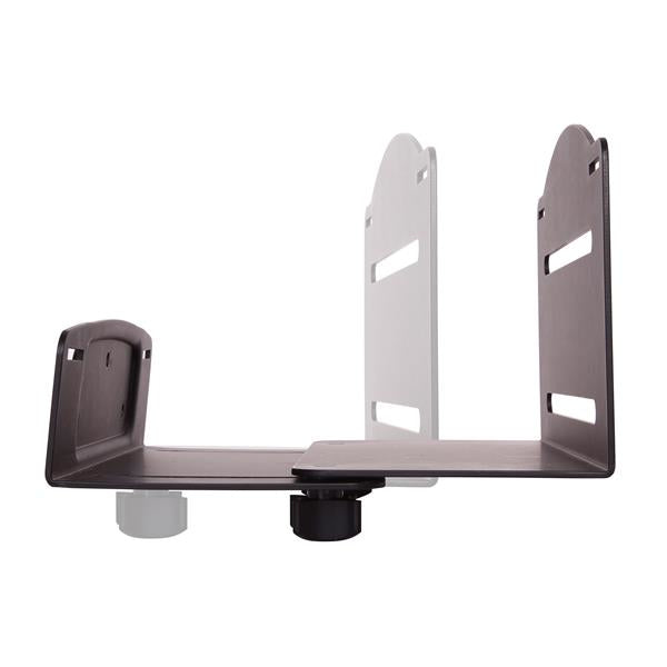 StarTech.com Soporte Ajustable de CPU para Pared - Base Ajustable de Ordenador para Pared - Bracket de Montaje para Ordenador soportes para cpu Universal 10 kg Negro Acero