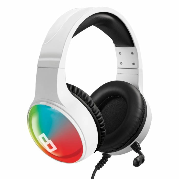 MITZU BASH-4206WH audífono y auriculare Auriculares Alámbrico Diadema Juego Blanco