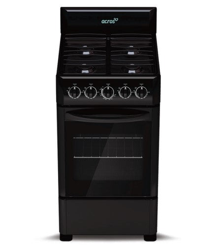 Acros NAW1001B cocina Cocina independiente Eléctrico Encimera de gas Negro