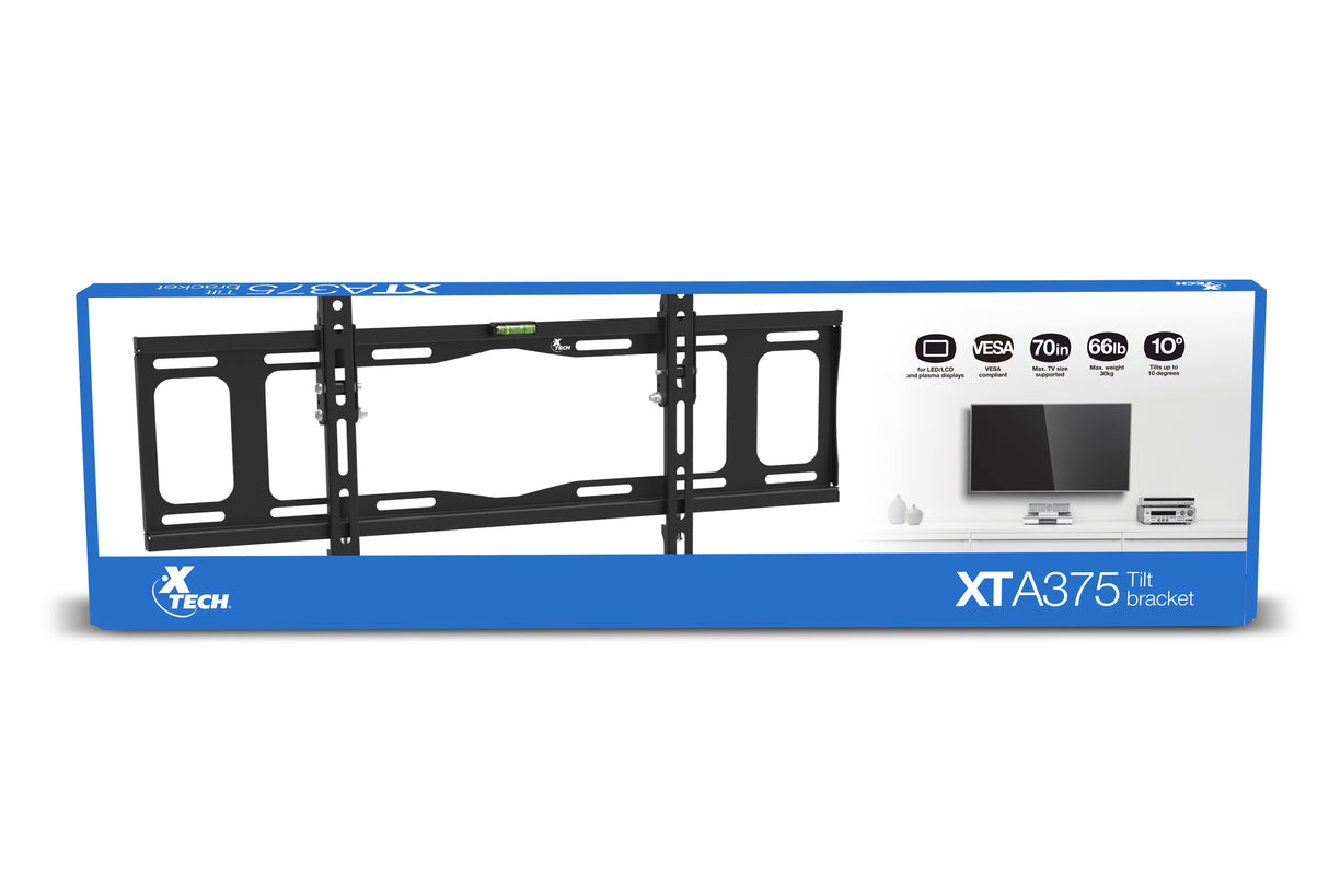 Xtech XTA-375 soporte para TV 177.8 cm (70") Negro, 600 x 400 mm, Acero