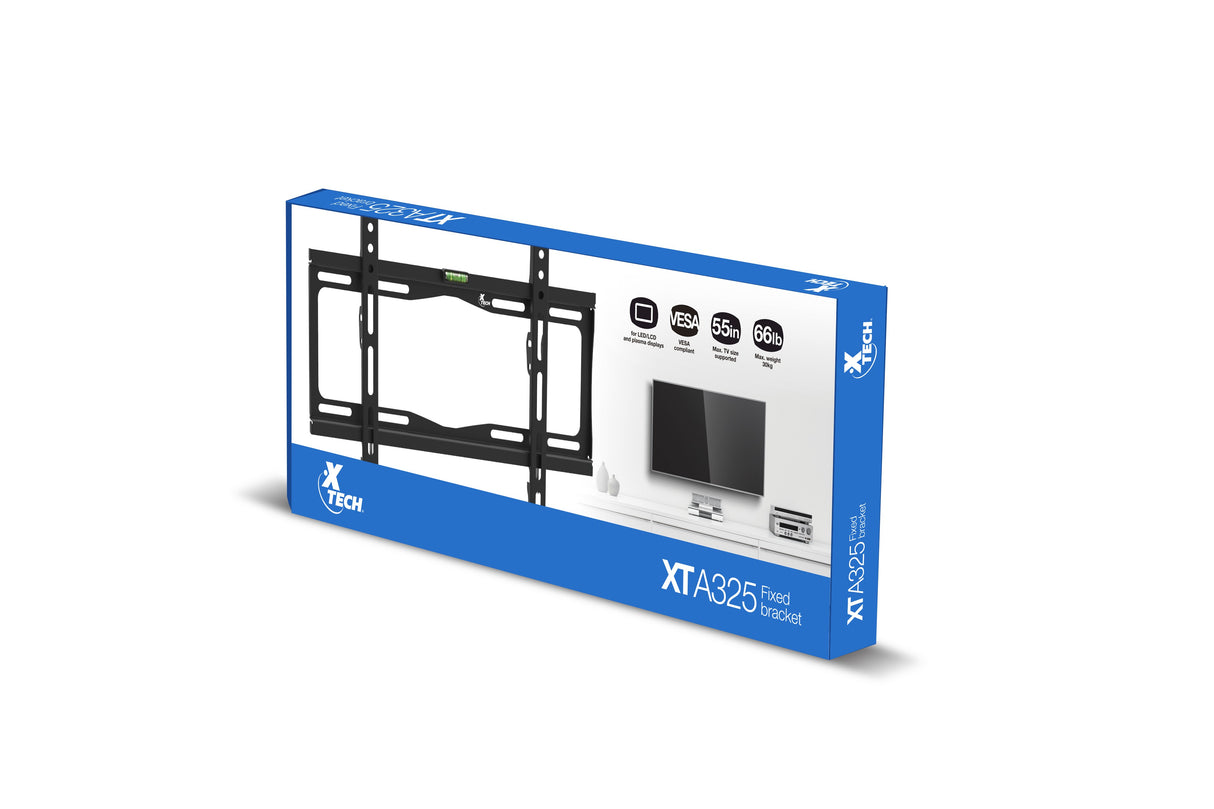Xtech XTA-325 soporte para TV 139.7 cm (55") Negro, 400 x 400 mm, Acero