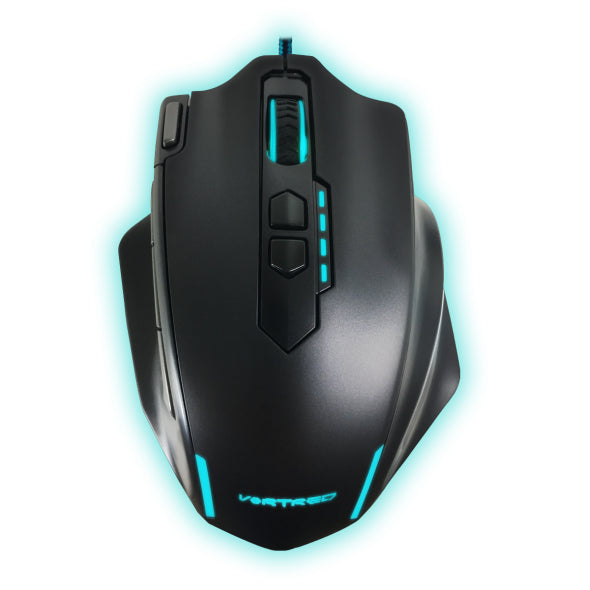 Mouse Vortred Gamer Dominion 11 Botones Programables USB Color Negro