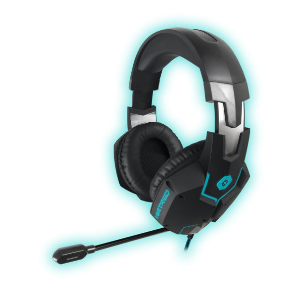 Perfect Choice V-930051 audífono y auriculare Auriculares Alámbrico Diadema Juego Negro, 20 - 20000 Hz