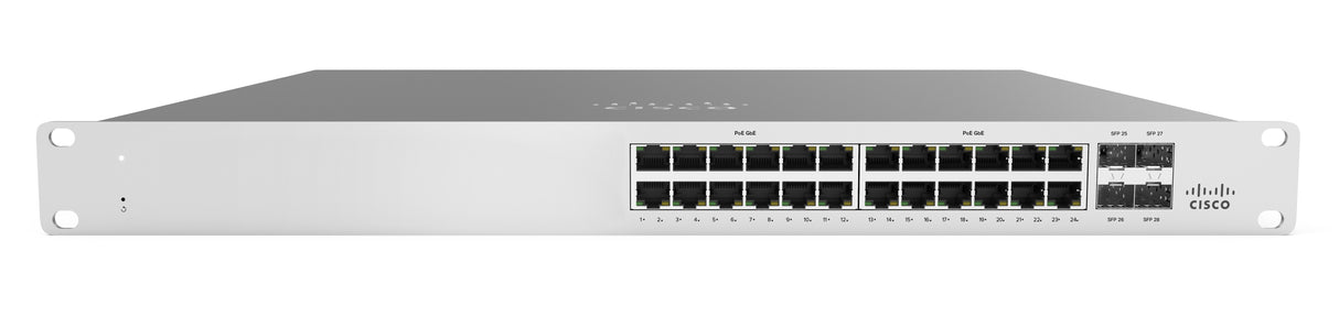 Cisco Meraki MS120-24 Gestionado L2 Gigabit Ethernet (10/100/1000) 1U Gris, Montaje en rack