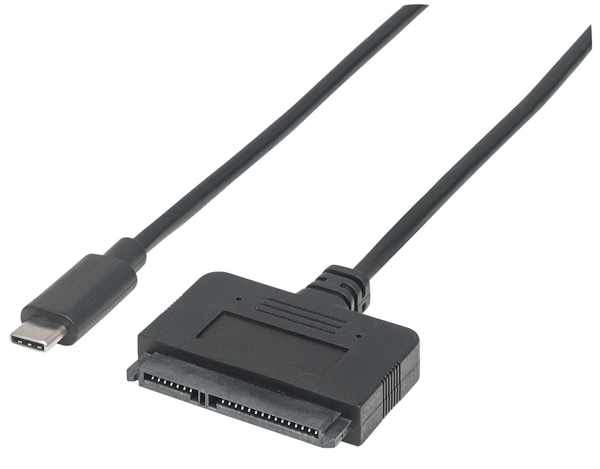 Manhattan Adaptador SATA a USB-C 3.2 SuperSpeed+ Cable USB 3.2 Gen 2 (3.1 Gen 2) USB C SATA Macho/Macho