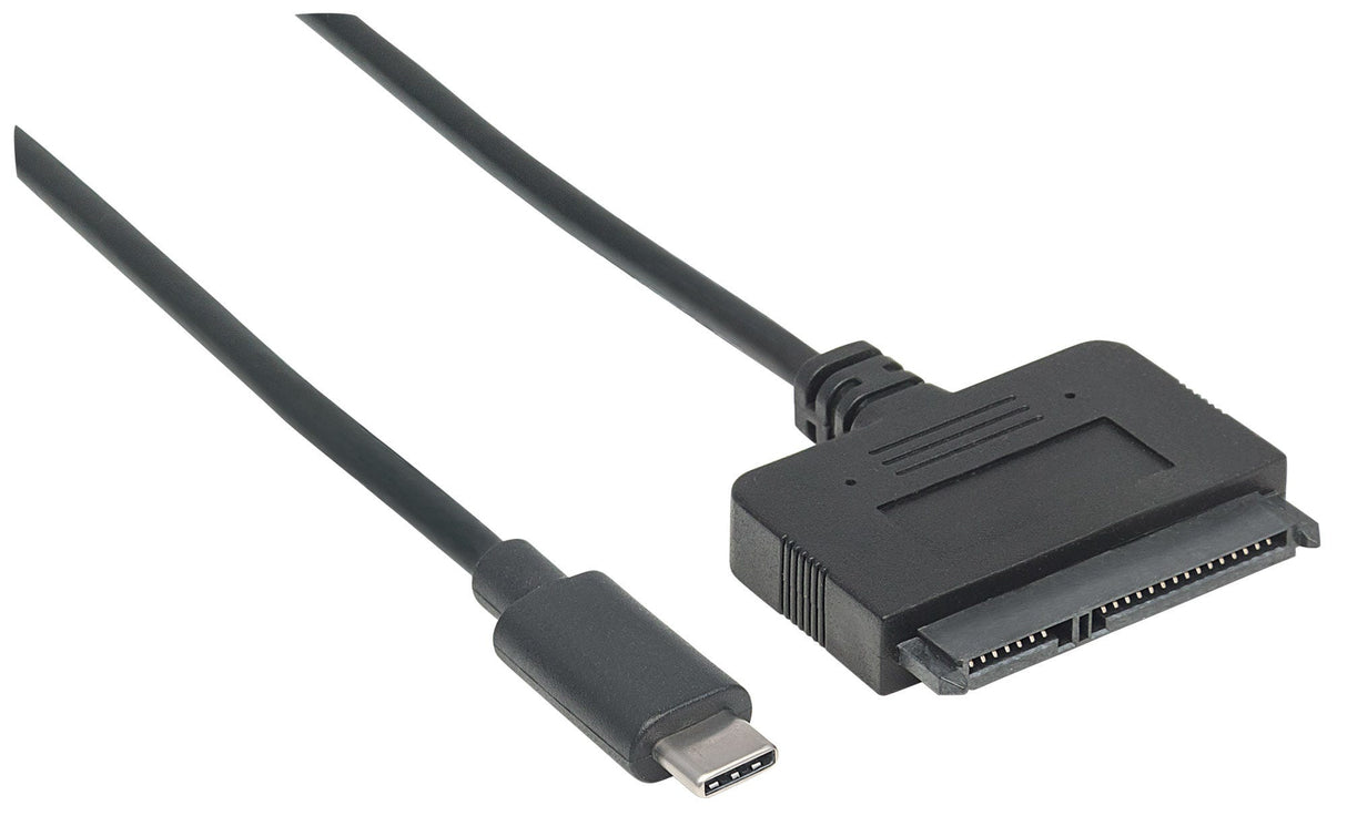 Manhattan Adaptador SATA a USB-C 3.2 SuperSpeed+ Cable USB 3.2 Gen 2 (3.1 Gen 2) USB C SATA Macho/Macho