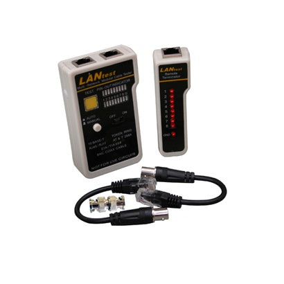 Enson ENS-TELN2 comprobador de cables de red Comprobador de cables de par trenzado Negro, Gris