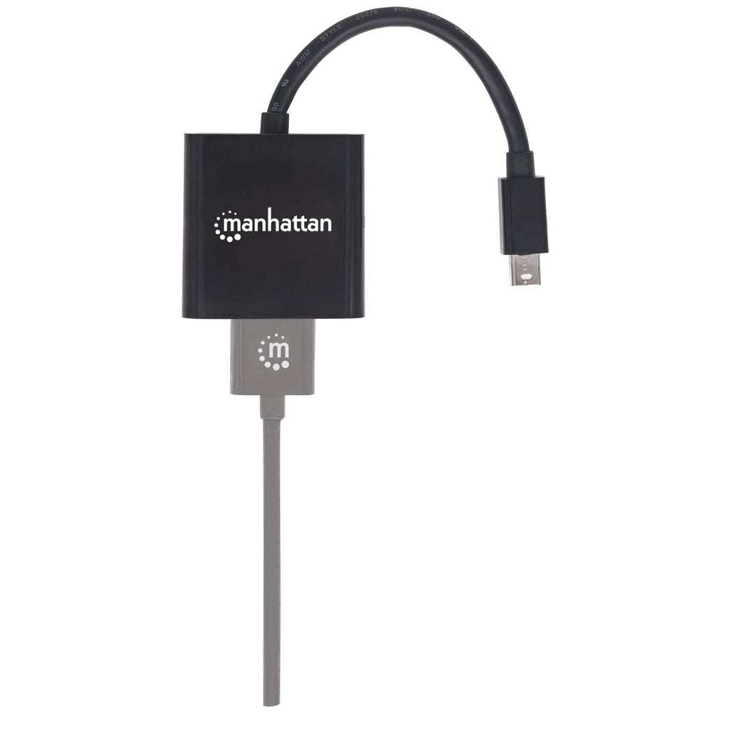 Manhattan Adaptador Activo Mini-DisplayPort a HDMI Cable Derecho Derecho Níquel Mini DisplayPort