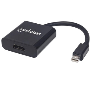 Manhattan Adaptador Activo Mini-DisplayPort a HDMI Cable Derecho Derecho Níquel Mini DisplayPort