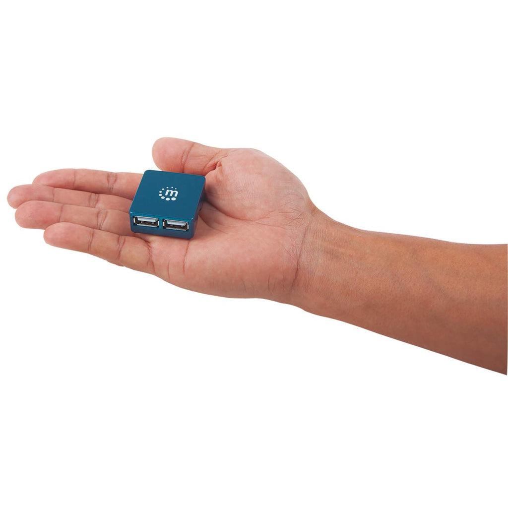 Manhattan Micro Hub USB de Alta Velocidad 2.0 hubs de interfaz USB 3.2 Gen 1 (3.1 Gen 1) Type-A USB 3.2 Gen 1 (3.1 Gen 1