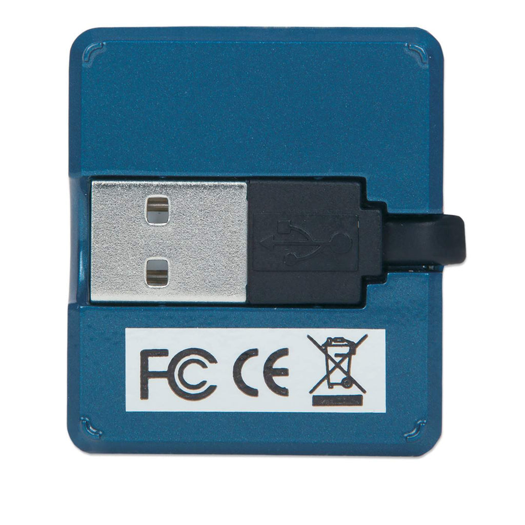 Manhattan Micro Hub USB de Alta Velocidad 2.0 hubs de interfaz USB 3.2 Gen 1 (3.1 Gen 1) Type-A USB 3.2 Gen 1 (3.1 Gen 1