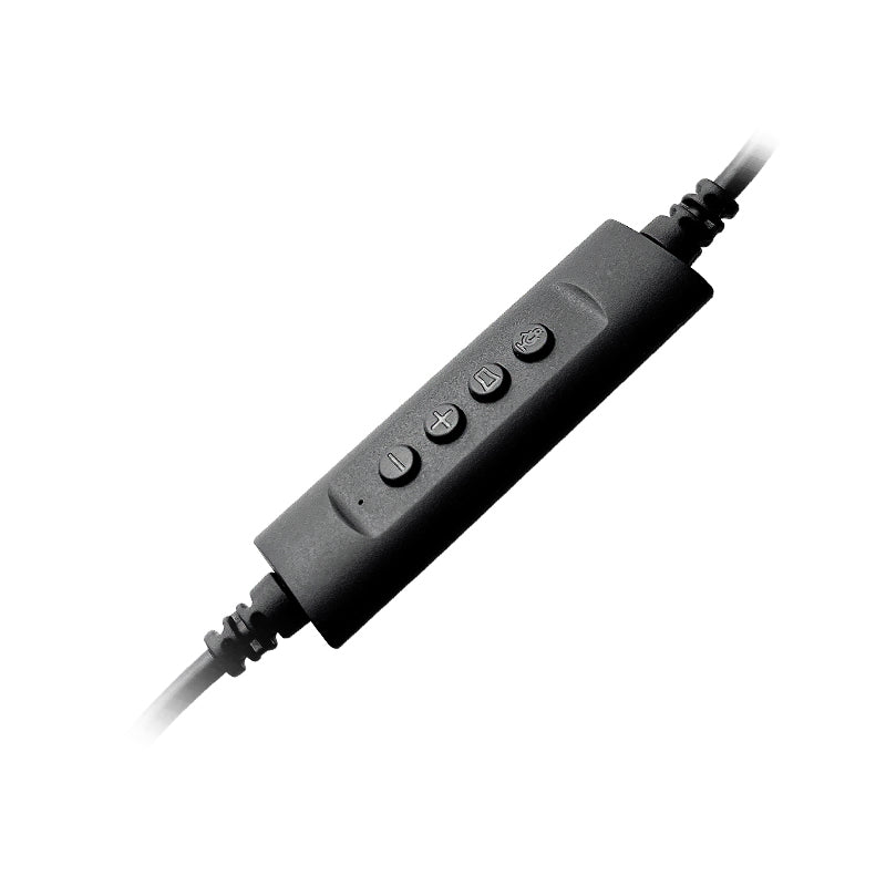 Klip Xtreme KCH-510 audífono y auriculare Auriculares Alámbrico Diadema Oficina/Centro de llamadas Negro, 20 - 20000 Hz,