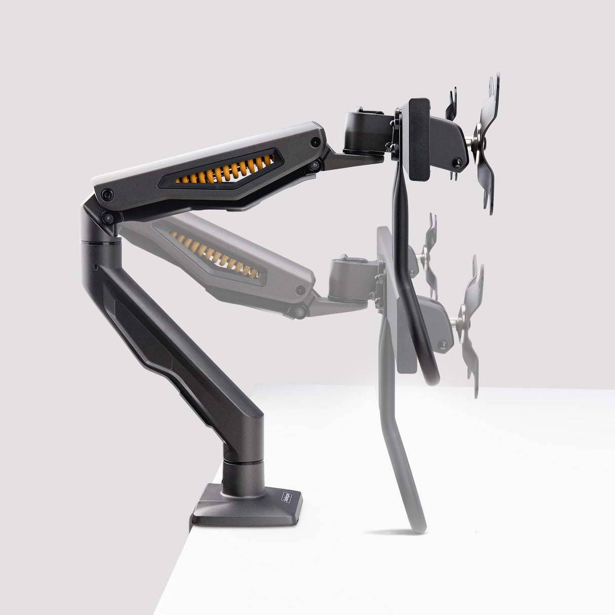 StarTech.com Brazo Soporte de Sobremesa con Travesaño para 2 Monitores - Soporte VESA para Pantallas de 27" - 75x75