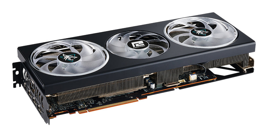 Tarjeta de Video AMD PowerColor Hellhound Radeon RX7800XT 16GB OC Triple Fan RGB GDDR6 PCIe 4.0 256-bit 1xHDMI 3xDP